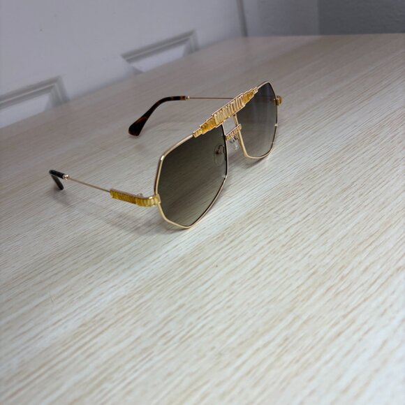 Black Lens Aviator Sunglasses main image 8